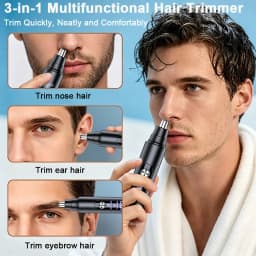 Nose Hair Trimmer for Men Mini Nose Hair Clipper Electric Nose Hair Remover USB Rechargeable Portable Nose and Ear Hair Trimmer