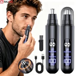 Nose Hair Trimmer for Men Mini Nose Hair Clipper Electric Nose Hair Remover USB Rechargeable Portable Nose and Ear Hair Trimmer