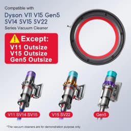 Upgraded Reinforced Seal Compatible with Dyson V11 V15 Gen5 SV14 SV15 SV22 Vacuum Cleaner Canister Replacement Accessories