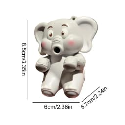 Portable Beverage Cooling Fan for Cup & Bowl Cute Elephant Mini Desk Fan for Quick Coffee Soup Cooling Office Home Gadget