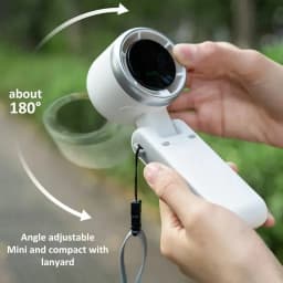 3-in-1 Fan, 5-speed, Portable Foldable Handheld Fan, USB Rechargeable Lithium Battery, USB Charging, Travel Mini Fan