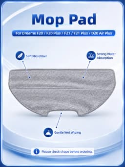 Fit For Dreame F20/F20 Plus/F21/F21 Plus/D20 Air Plus/F20 Eco/F20 Eco Plus/L30s Plus Main Brush Side Brush Filter Mop Dust Bag