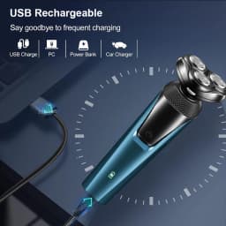 Electric Shaver for Men Portable Men's Electric Razor Beard Trimmer Electric Shaving Machine USB Rechargeable Body Hair Trimmer