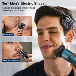 Electric Shaver for Men Portable Men's Electric Razor Beard Trimmer Electric Shaving Machine USB Rechargeable Body Hair Trimmer