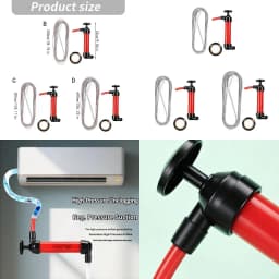 M6CB Household Manual Drain Pump for Air Conditioner Line Cleaning and Home Upkeep