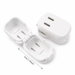 2 Pieces of Electric Toothbrush Head Covers with Ventilation Holes, Suitable for Oral-B