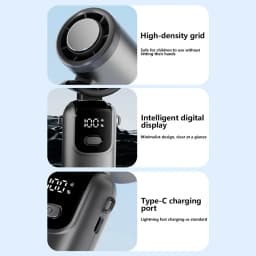 Lenovo Fast Chill Ice Compress Foldable/hangable Usb Desk Fan Ice Cooling Handheld Fan 100 Speeds Turbo Portable For Outdoor