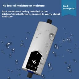 Instant Water Heater 220V Portable Electric Heaters for Bathroom Hot Water Shower and Home Kitchen Heating