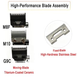 Madeshow Original Replacement Blade Suitable for M5/M8F/M10/R66/R77F Wedge Fade Ultra‑Thin Cutter Head for Hair Clipper