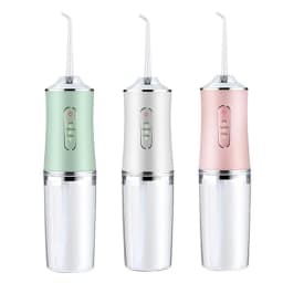 Portable Dental Water Flosser Oral Irrigator USB Rechargeable Water Floss Jet Tooth Pick 4 Tips 220ml Mouth washing machine