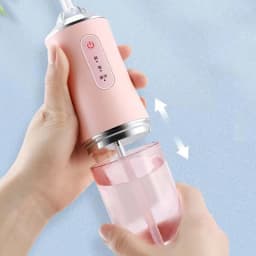 Portable Dental Water Flosser Oral Irrigator USB Rechargeable Water Floss Jet Tooth Pick 4 Tips 220ml Mouth washing machine