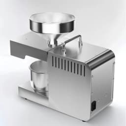 Upgraded Oil Press Machine with Smart Temperature Control, Stainless Steel Home Oil Extractor for Peanut Sesame, Small Commercia