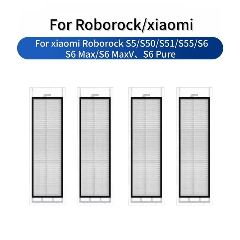 HEPA Filter For Xiaimi Roborock S5 S50 S51 S55 S6 S5 Max S6 MaxV S6 Pure Replacement Filter for Robot Vacuum