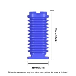 Suitable for Dyson V8 Slim V10 Slim V12 Slim V15 Slim SV18 SV20 Vacuum Cleaner Suction Head Roller Blue Hose (with Tools)