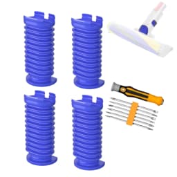Suitable for Dyson V8 Slim V10 Slim V12 Slim V15 Slim SV18 SV20 Vacuum Cleaner Suction Head Roller Blue Hose (with Tools)