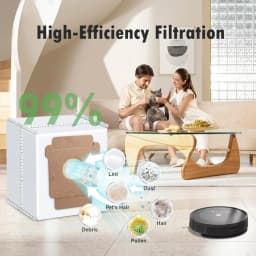 Fit For IRobot Roomba 115 Combo/115 Combo+ Vacuum Cleaner Replacement Parts Main Roller Brush Side Brush Filter Mop Pad Dust Bag