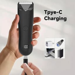 2026 Men's Body Trimmer, Electric Razor, Pubic and Underarm Hair Private Hair Trimmer, Ceramic Blade Men's Grooming Kit