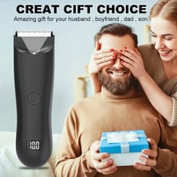 2026 Men's Body Trimmer, Electric Razor, Pubic and Underarm Hair Private Hair Trimmer, Ceramic Blade Men's Grooming Kit
