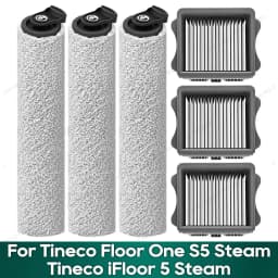 Compatible for Tineco Floor One S5 Steam / ( Tineco iFloor 5 Steam )Accessories Roller Brush Filter Replacement Parts