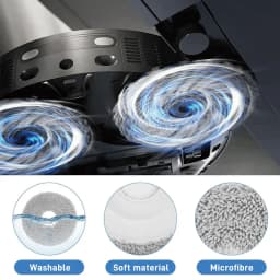 Spare Parts For JONR P20 PRO/T5 Pro Robot Vacuum Cleaner, Main Side Brush Hepa Filter Mop Cloth Mop Pad Dust Bag Replacement
