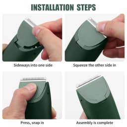 3pcs Replacement Blades for Body Hair Trimmer Men Depilators Blade Compatible with Meridian Trimmer &Meridian Trimmer Plus