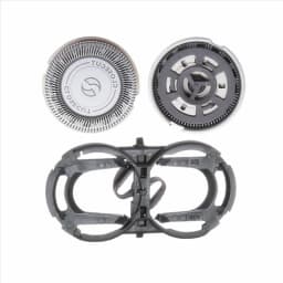N-ABZD Stainless Steel Universal Razor Blades Shaving Heads with ABS Mount Holder Kit Replacement for Philips PQ182 PQ183 PQ206