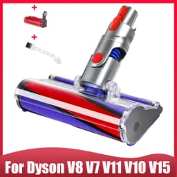 For Dyson V8 V7 V11 V10 V15 Vacuum Cleaner Soft Roller Brush Replacement Part, Motorized Floor Brush Head For Hard Wood Floor