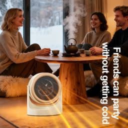 Desktop Heater Dormitory Mini Quick Heating Silent Energy Efficient Household Hot Air Blower Appliances Room Warmer For Office 