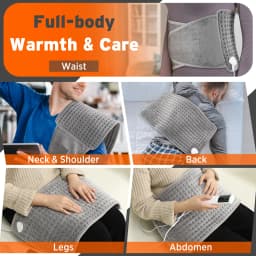 Portable Heating Support Belt Heated Waist Brace With Adjustable Temperature Warm Back Belt Abdomen Warmer Lumbar Support Pad