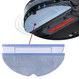 Washable Reusable Mop Cloths For Roborock T7S T8 Plus S7 S7Max S7MaxV Ultra S70 S75 G10 Robot Vacuum Accessories Mop Rags Parts