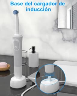 KVIFO Charger Base Fit for Oral B Electric Toothbrush iO Series 3 4 5 6 1000/3000/5000/7000 Waterproof Inductive Charging Base