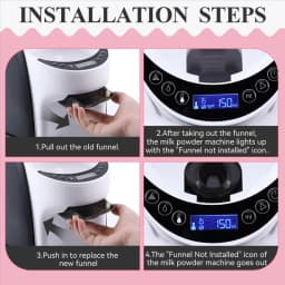 A78E-Replacement Funnel Cover For Baby Brezza Replacement Parts- Baby Formula Dispenser Accessory Kit