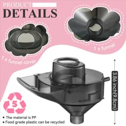 A78E-Replacement Funnel Cover For Baby Brezza Replacement Parts- Baby Formula Dispenser Accessory Kit