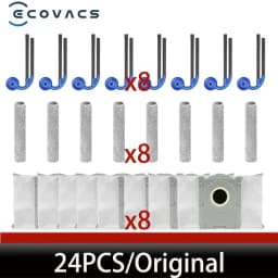Genuine Ecovacs T90 Pro Omni Vacuum Cleaner Accessories | T90 Omni Main Brush Cover, Side Brush, Filter, Dust Bag Consumables