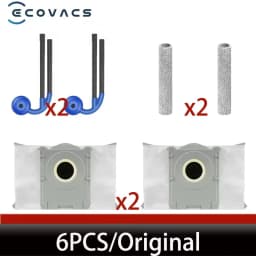 Genuine Ecovacs T90 Pro Omni Vacuum Cleaner Accessories | T90 Omni Main Brush Cover, Side Brush, Filter, Dust Bag Consumables