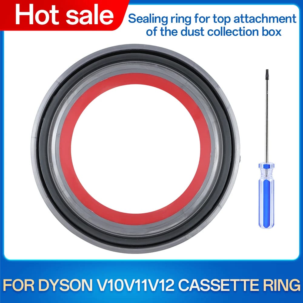 Top Fixed Sealing Ring for Dyson V10 V11 V12 V15 SV14 SV15 SV22 Vacuum Cleaner Dust Bucket Replacement Parts