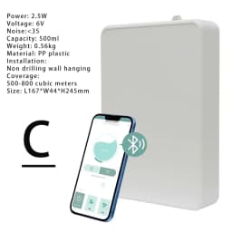 Namste WIFI Bluetooth Essential Oil Diffuser Timer Function Aromatic Fragrance Device for Home Hotel Waterless Aroma Diffuser
