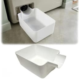 1pc Washing Machine Drain Tray Water Catcher Basin Front Load Washer Pump Filter Drip Pan Cleaning Tool For LG Samsung
