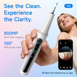 800MP Visible Electric Teeth Cleaner Ultrasonic Dental Scaler Plaque Tartar Calculus Remover for Teeth Whitening Deep Cleaning