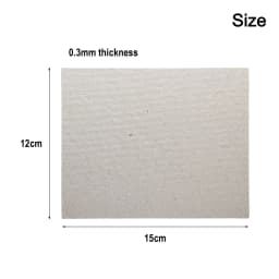 5pcs 150x120mm Microwave Oven Cover Sheets Mica Sheet Waveguide Sheet High Temperature Resistance Mica Sheet