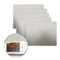 5pcs 150x120mm Microwave Oven Cover Sheets Mica Sheet Waveguide Sheet High Temperature Resistance Mica Sheet
