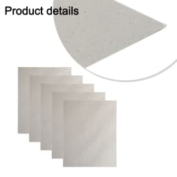 5pcs 150x120mm Microwave Oven Cover Sheets Mica Sheet Waveguide Sheet High Temperature Resistance Mica Sheet