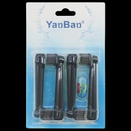 8 Pcs Bamboo Charcoal Brush Heads for Oral B Rotation Type Electric Toothbrush Heads/ Pro Health/Triumph/ Advance Power/3D Excel