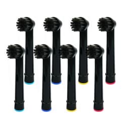8 Pcs Bamboo Charcoal Brush Heads for Oral B Rotation Type Electric Toothbrush Heads/ Pro Health/Triumph/ Advance Power/3D Excel