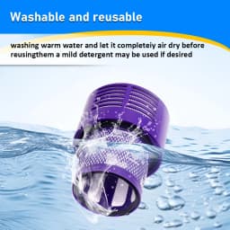 HEPA Filter For Dyson V10 SV12 Robot Vaccum Cleaner Washable Filter Replacement Accessories Home Cleaning Reusable Spare Parts