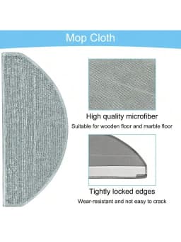 For Xiaomi Vacuum Cleaner S20 E12 E10 B112 Sweeping Robot Vacuum Cleaner Main Brush Side Brush Mop Cloth HEPA Filter Spare Parts