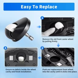 Casters Front Wheel for Xiaomi 1S 1C For Roborock S5 S50 S6 S60 S5Max S6Maxv Pure Robotic Vacuum Stable Anti Shake Wheel Parts
