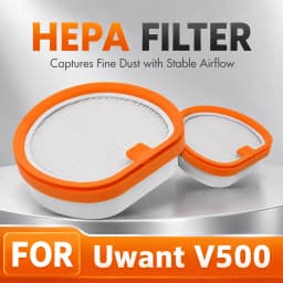 Compatible For UWANT V500 Vacuum Dust Bag HEPA Filter Replacement Parts ์ ์ํธ V500 ํํฐ ๋จผ์ง๋ดํฌ ์๋ชจํ