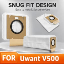 Compatible For UWANT V500 Vacuum Dust Bag HEPA Filter Replacement Parts ์ ์ํธ V500 ํํฐ ๋จผ์ง๋ดํฌ ์๋ชจํ