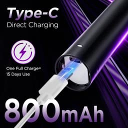 New Rotating Electric Toothbrush,5 Modes Rechargeable Timing Electric Toothbrush,Home Cleaning Teeth,4 Replaceable Brush Heads